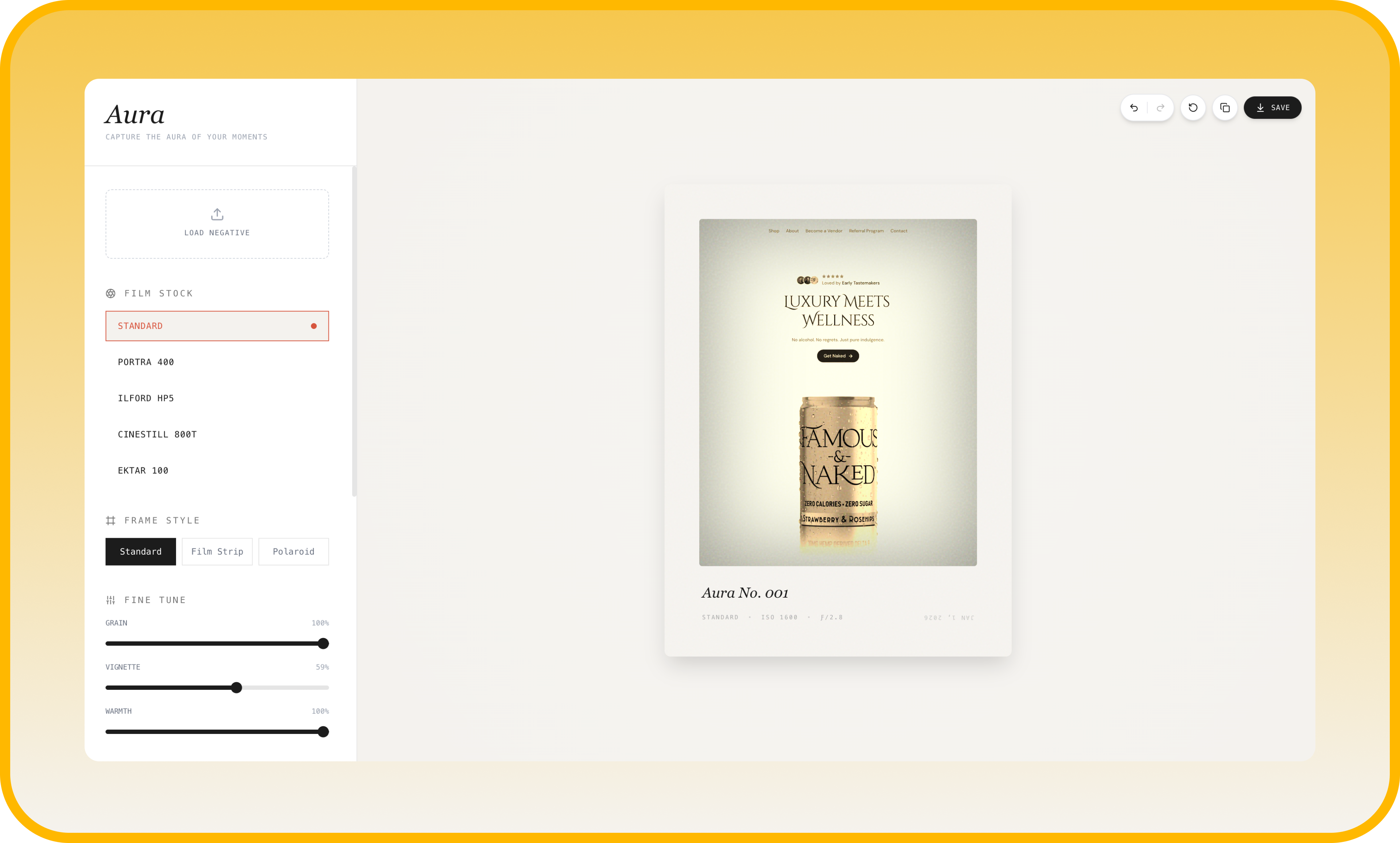 Capture the Aura of Your Moments