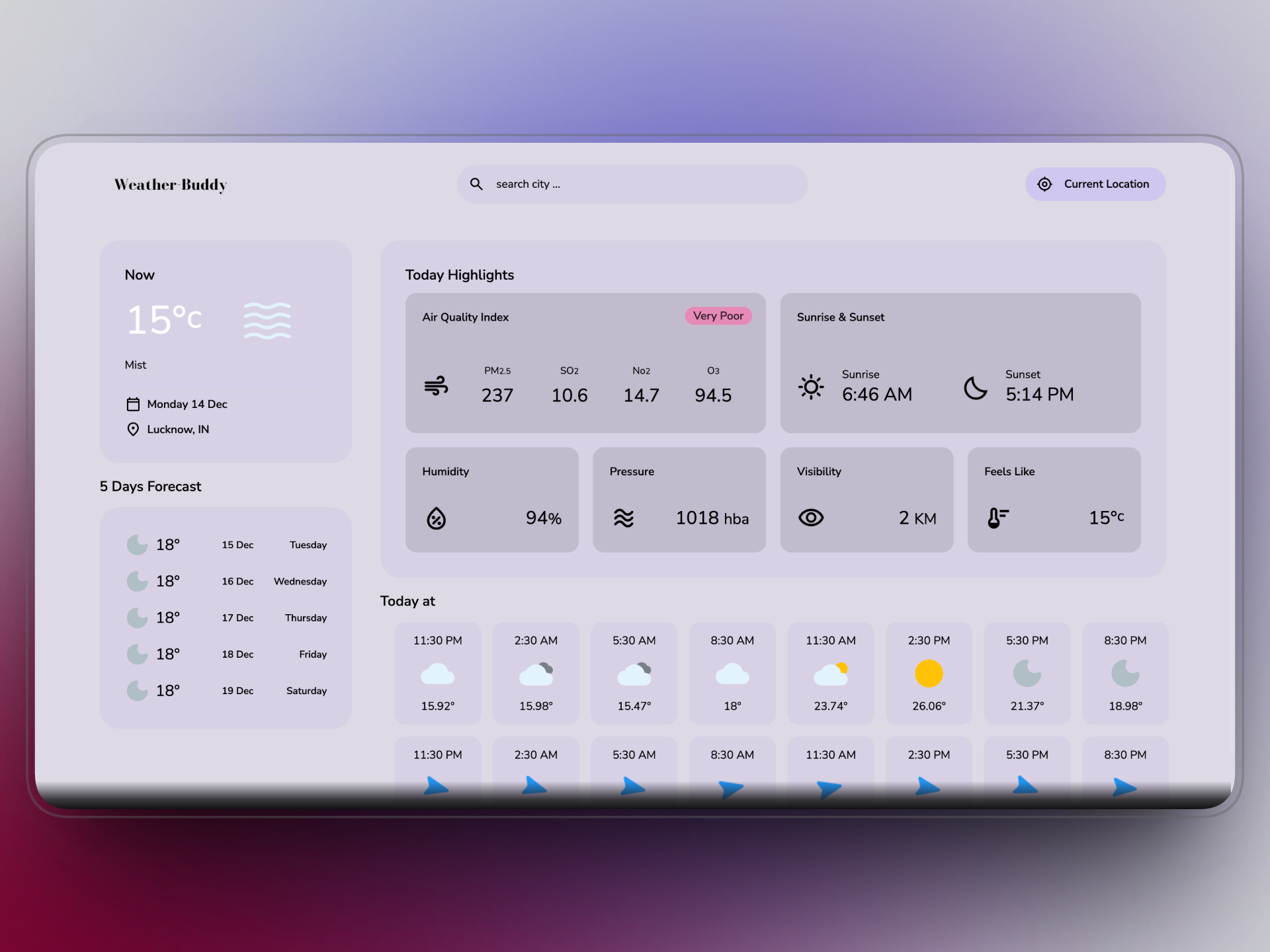 SB Weatherbuddy - Know Your Weather, Your Way