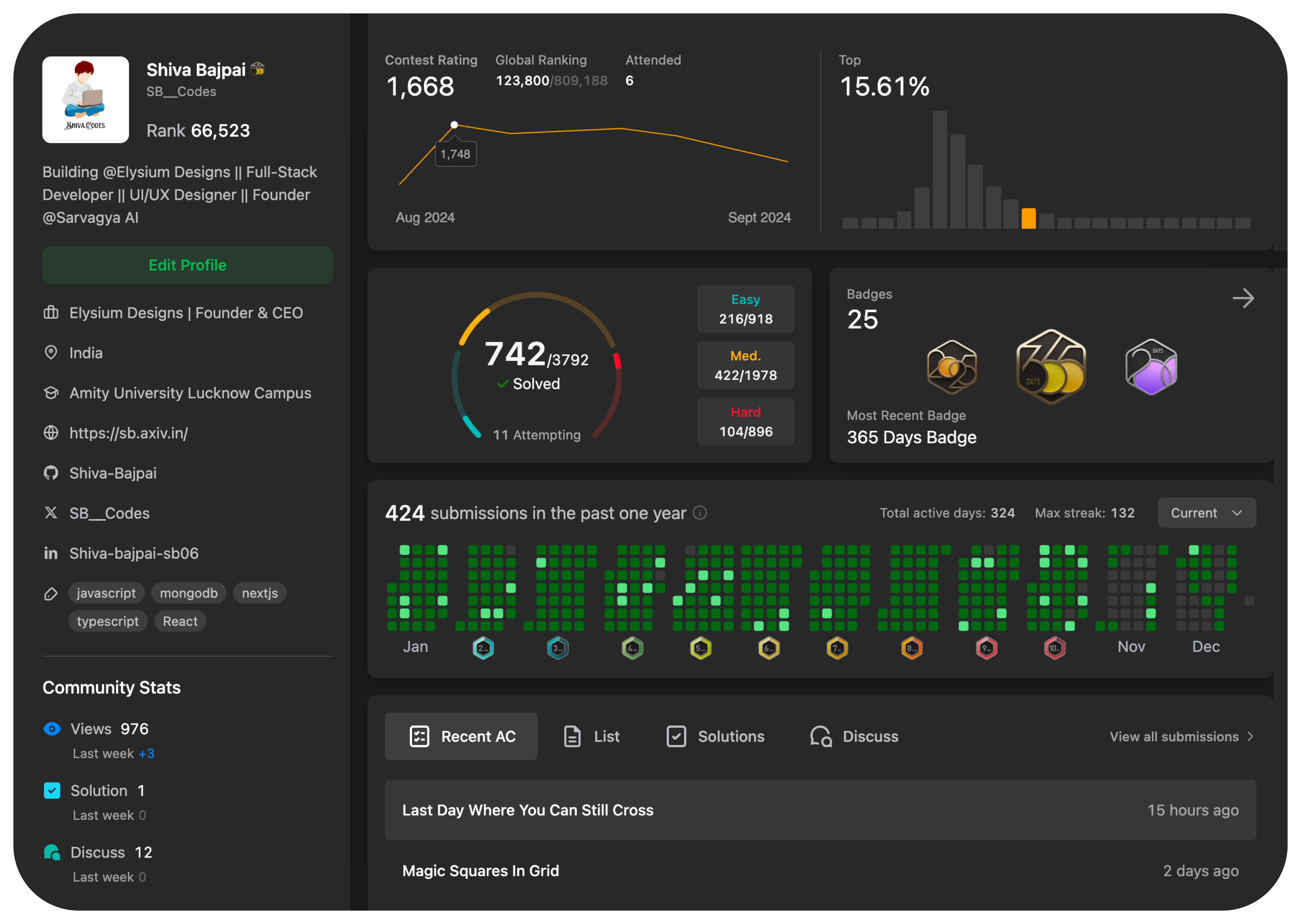 A picture of a young man with a serious look on his face.
